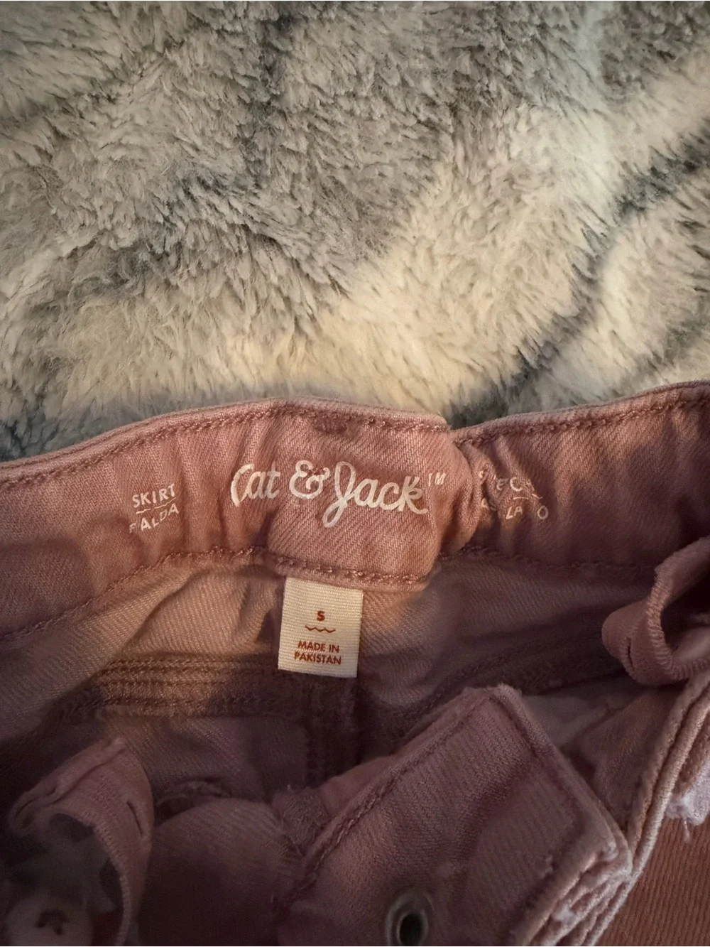 Cat & Jack Dusty Pink Denim Skirt